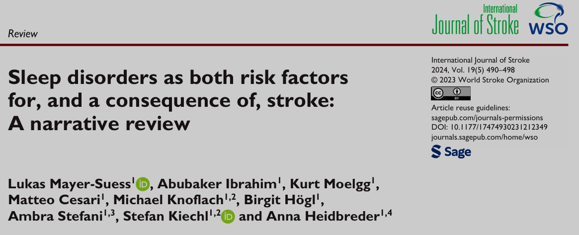 SLEEP DISRODERS AS BOTH RISK …